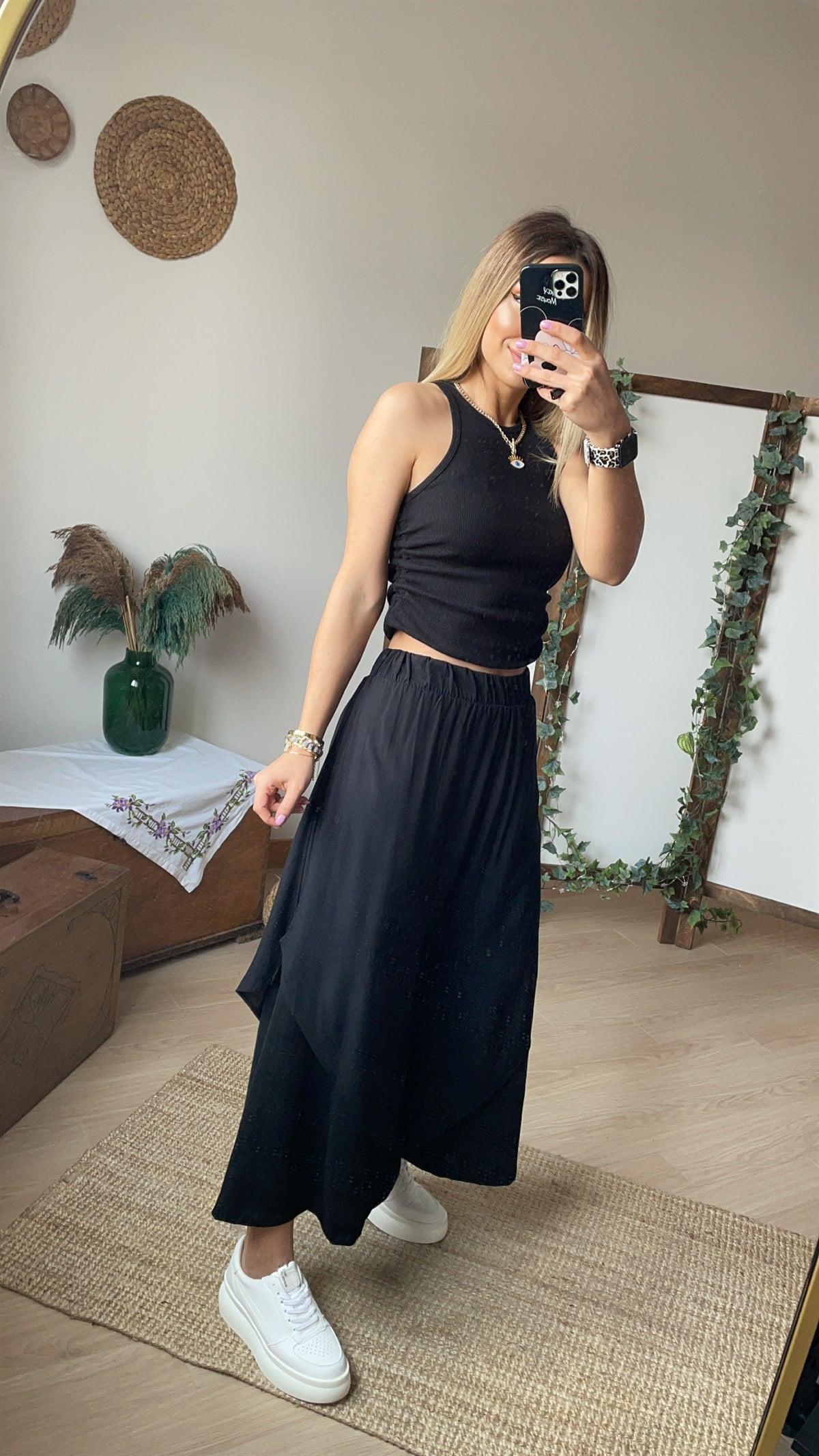 Şalvar Model Siyah Pantolon