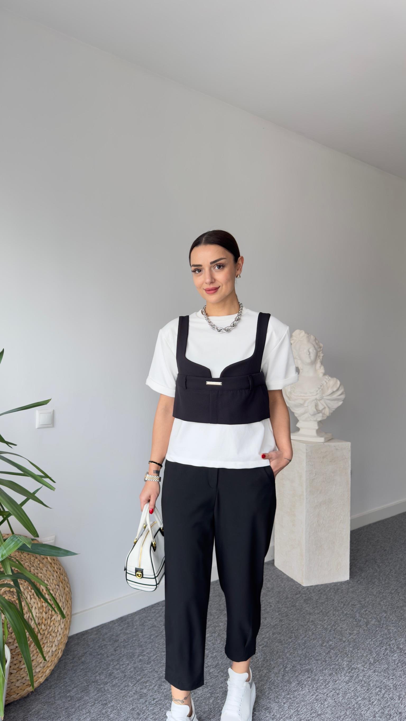 Tws Model İki Parçalı Vatkalı Tshirt