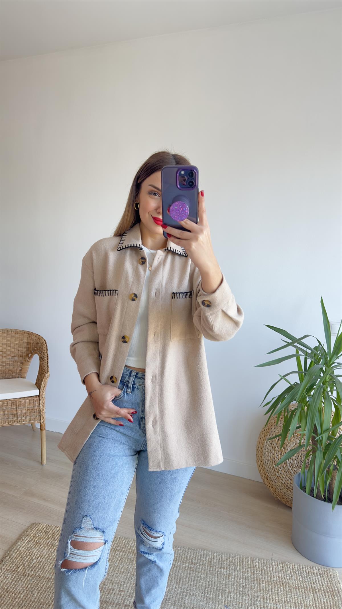 Zra Model Dikişli Ceket