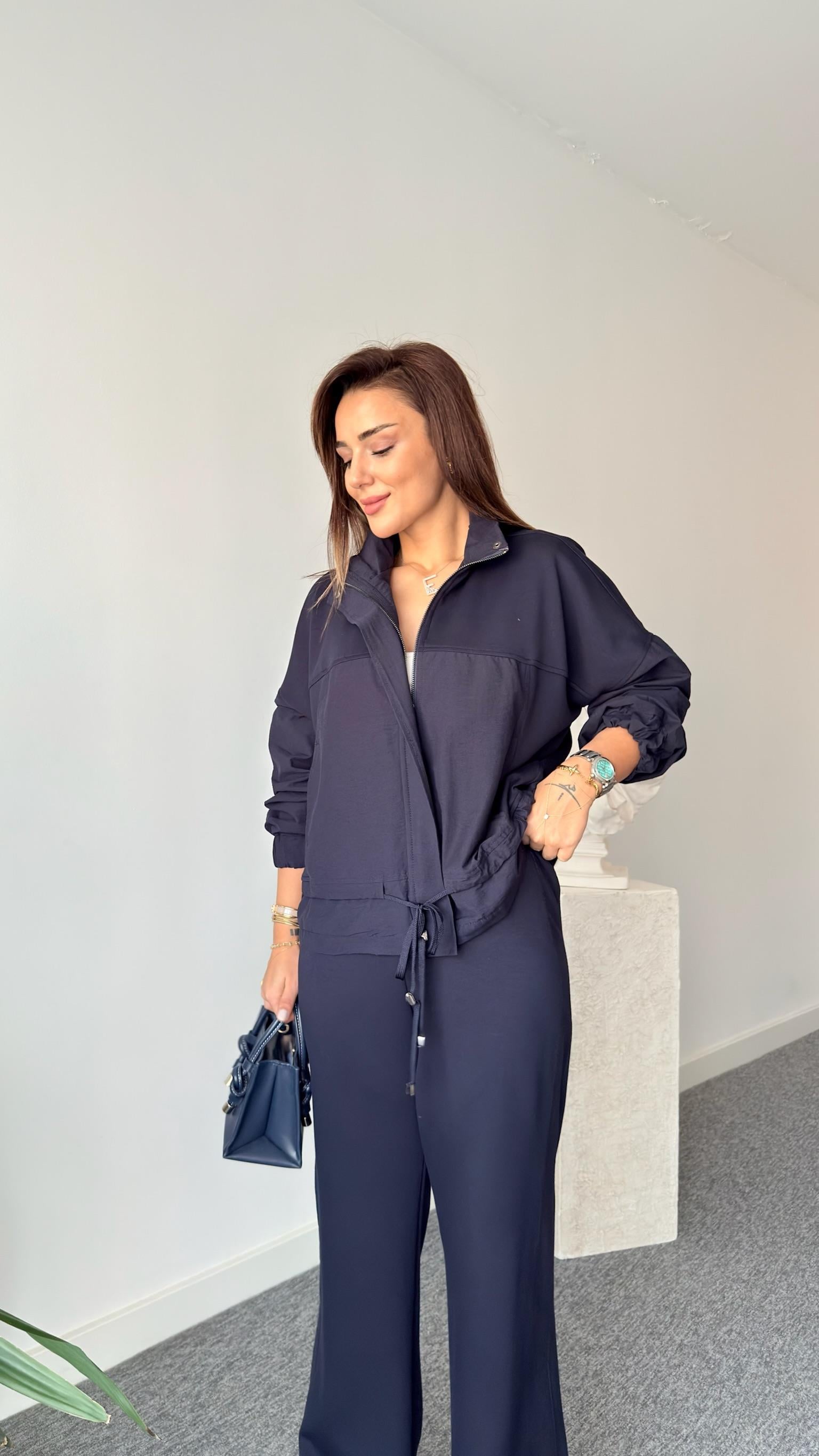 Lacivert Bois Garnili Marka Model Takım