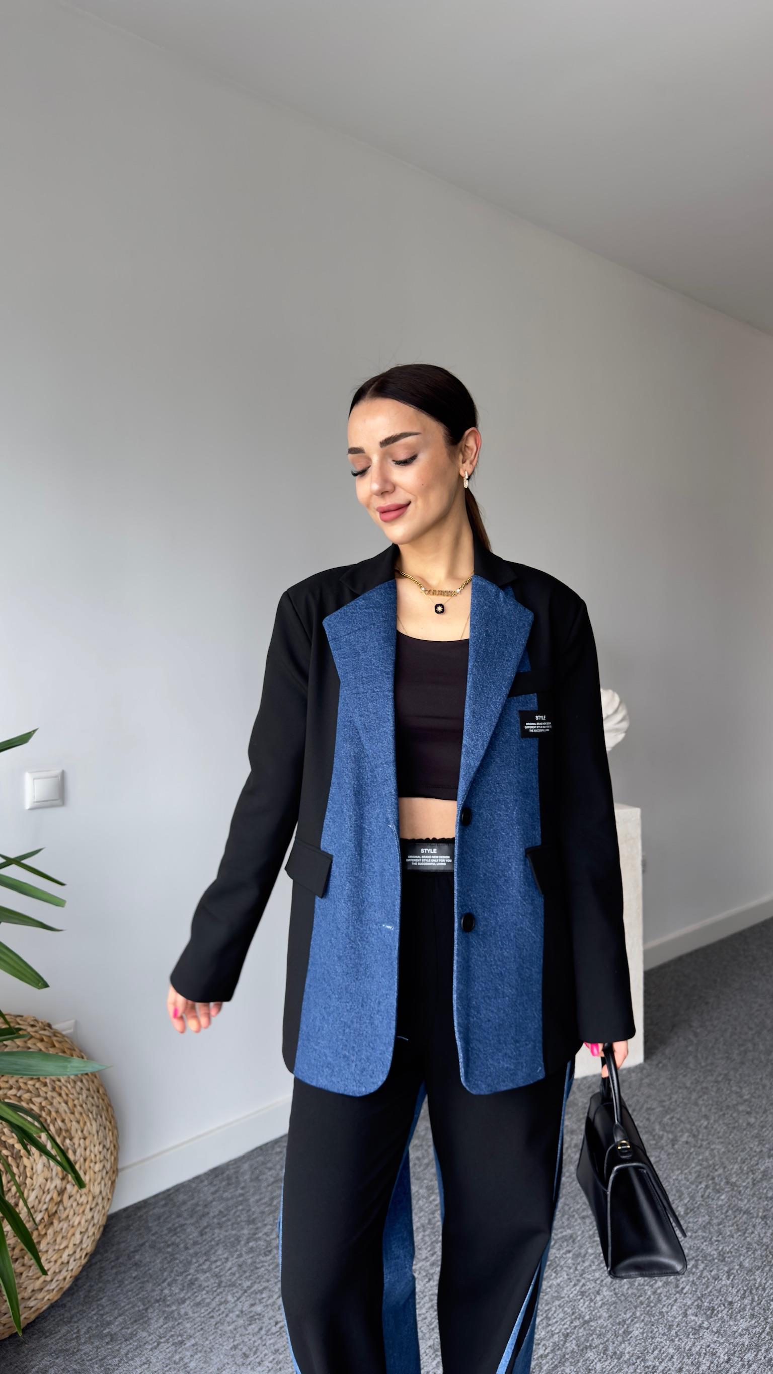 Emmy Kot Detaylı Tasarım Blazer Ceket