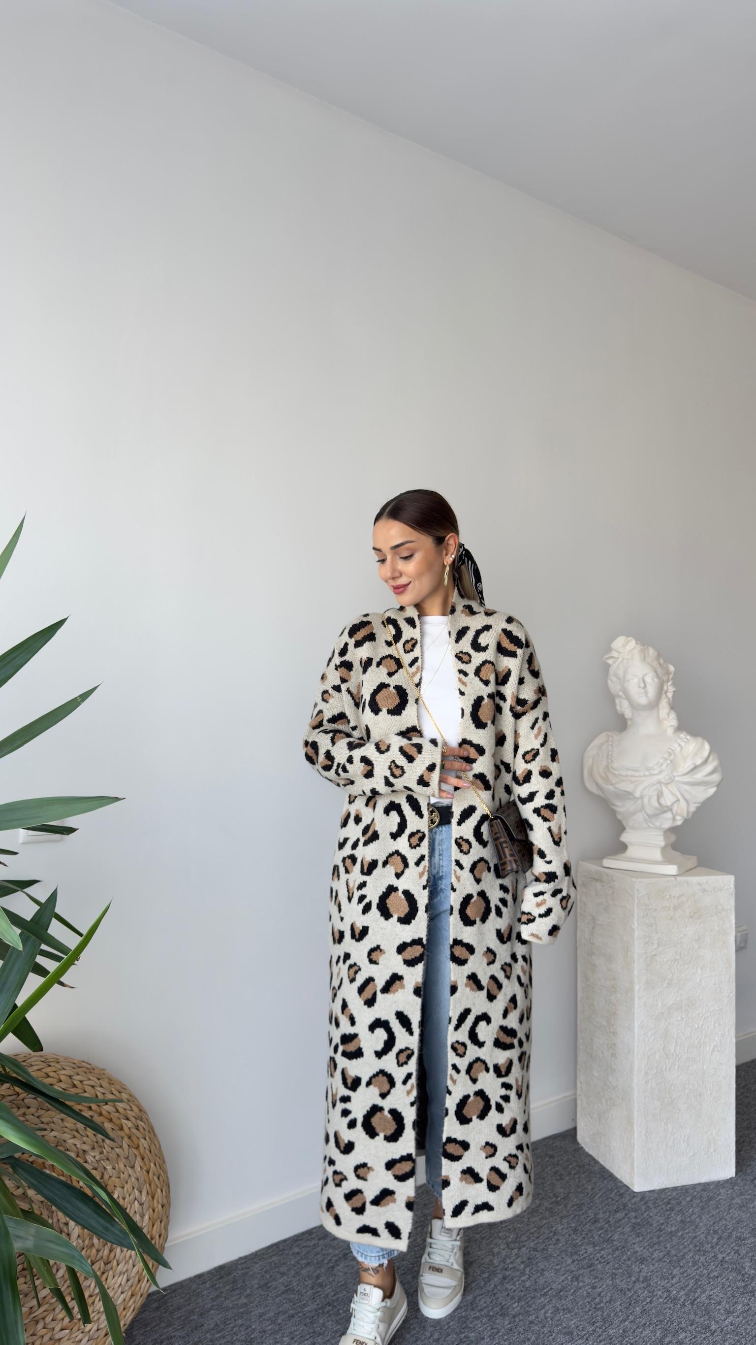Matzel Tok Doku Bej Leopar Hırka