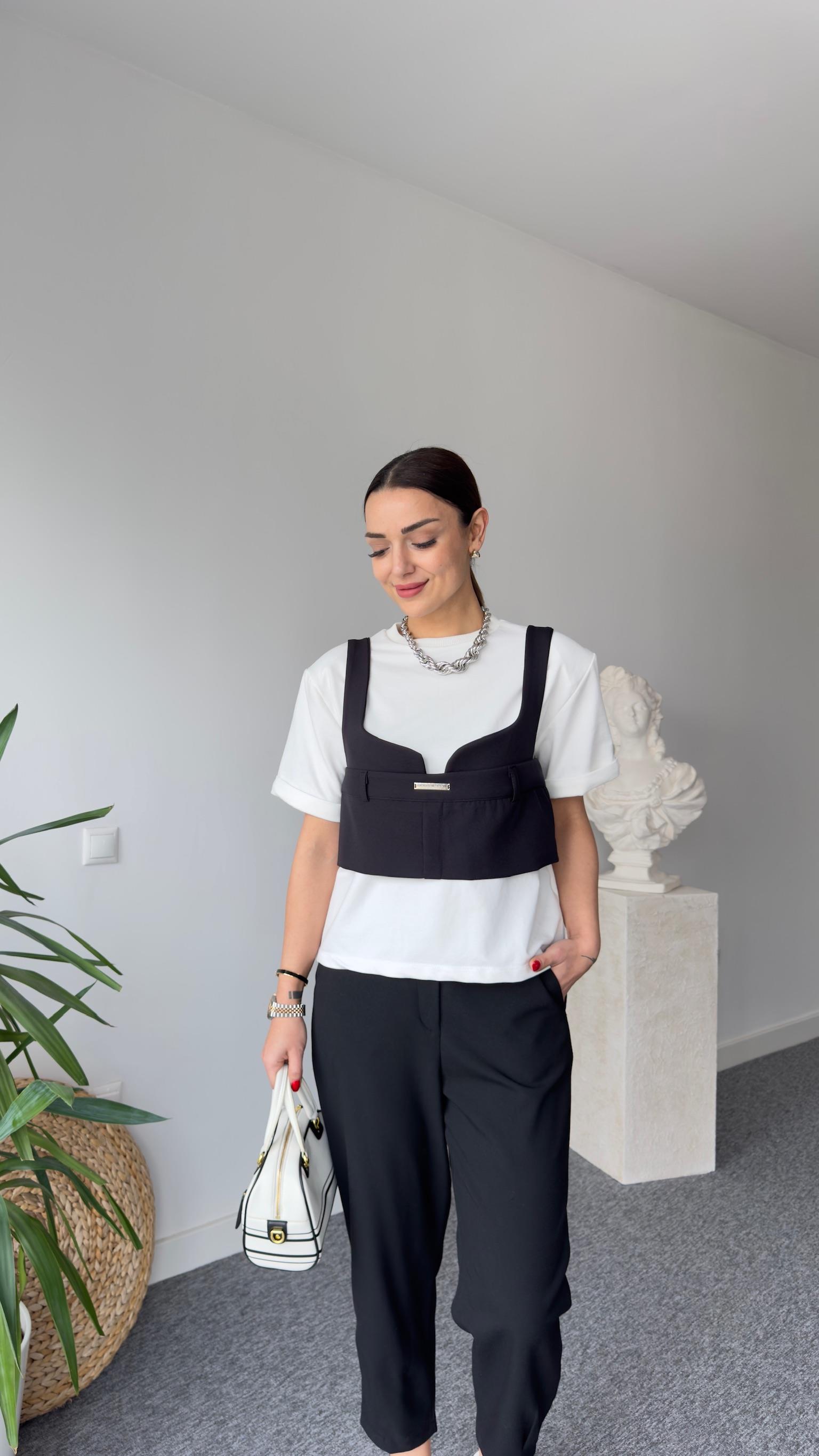 Tws Model İki Parçalı Vatkalı Tshirt