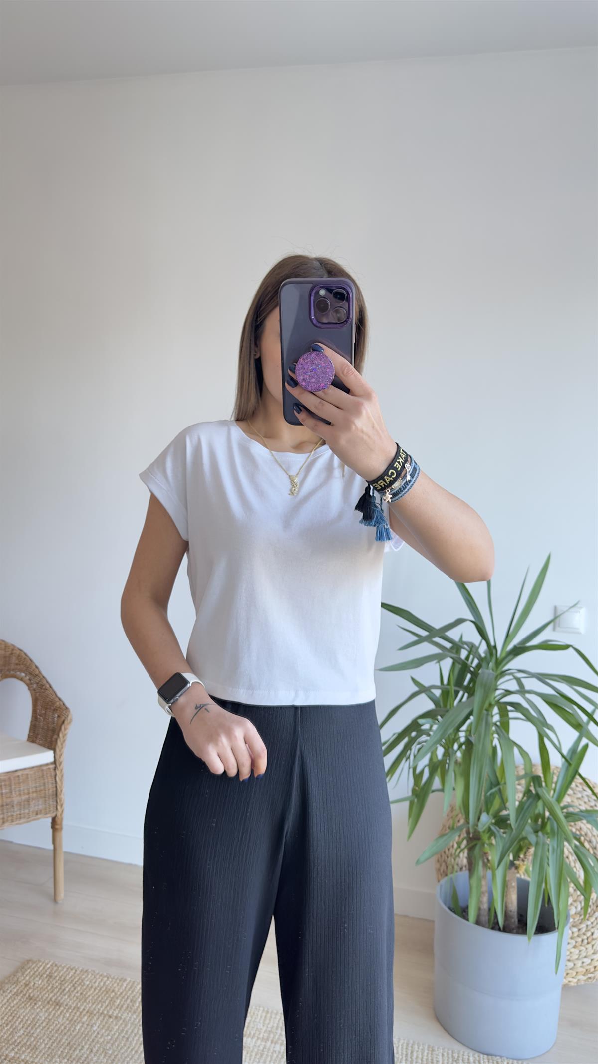 Valens Beyaz Basic Tshirt