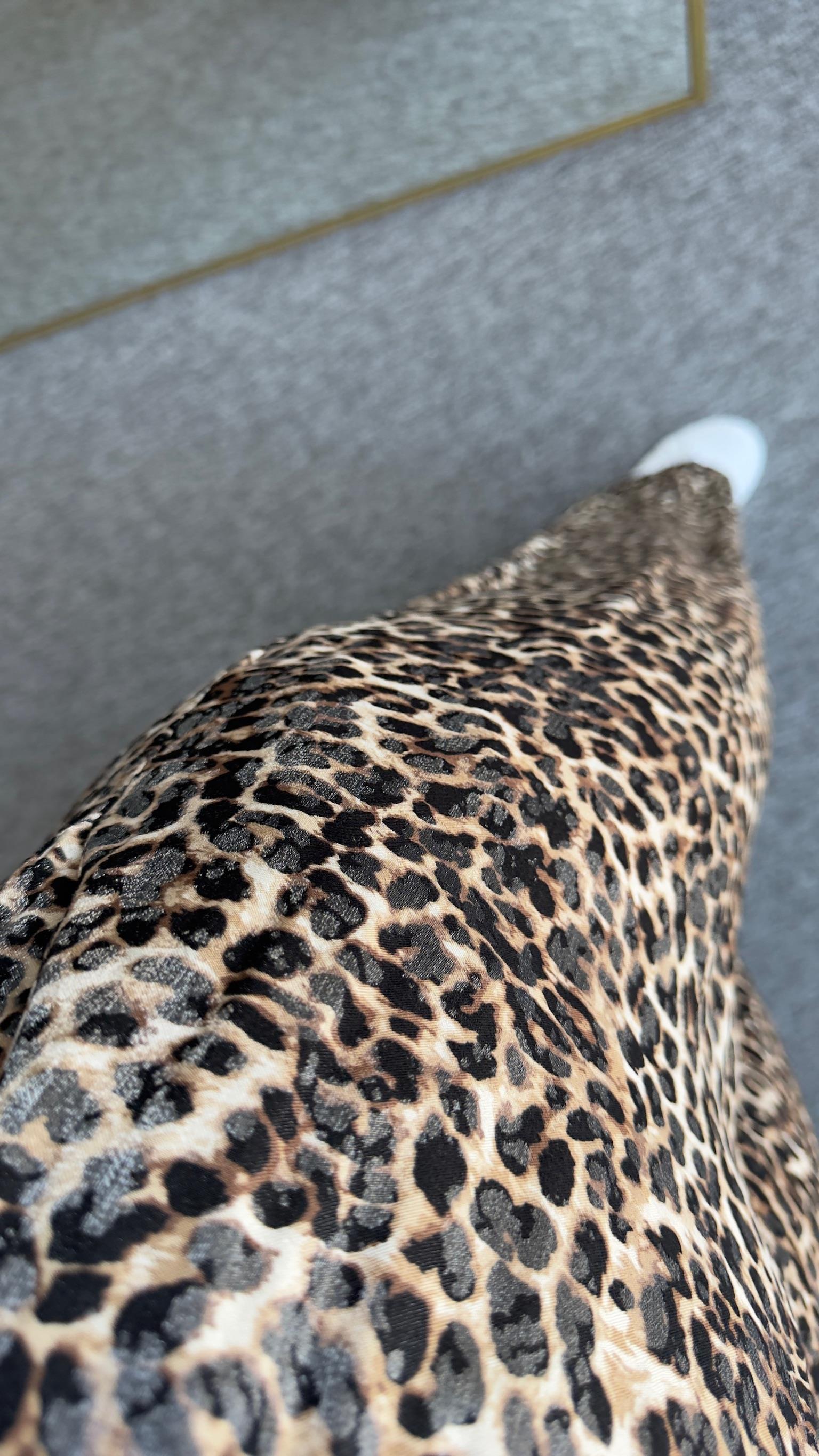 Corre Bel Lastikli Leopar Desen Pantolon