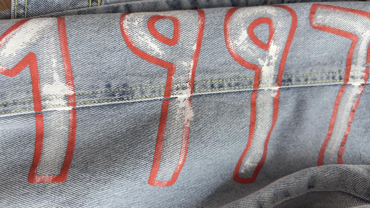 Marka Model El Boyama Tasarım Jean Ceket
