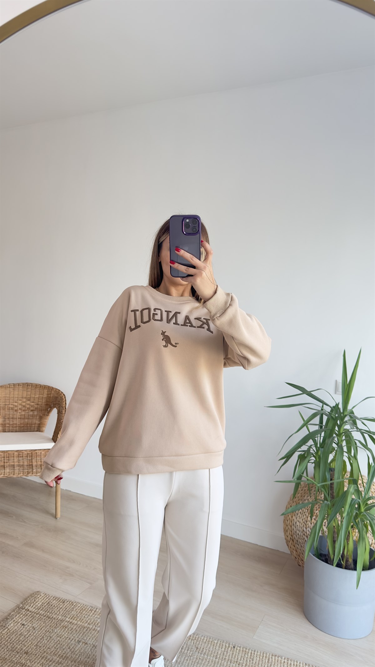 Kangol Bej Sweat