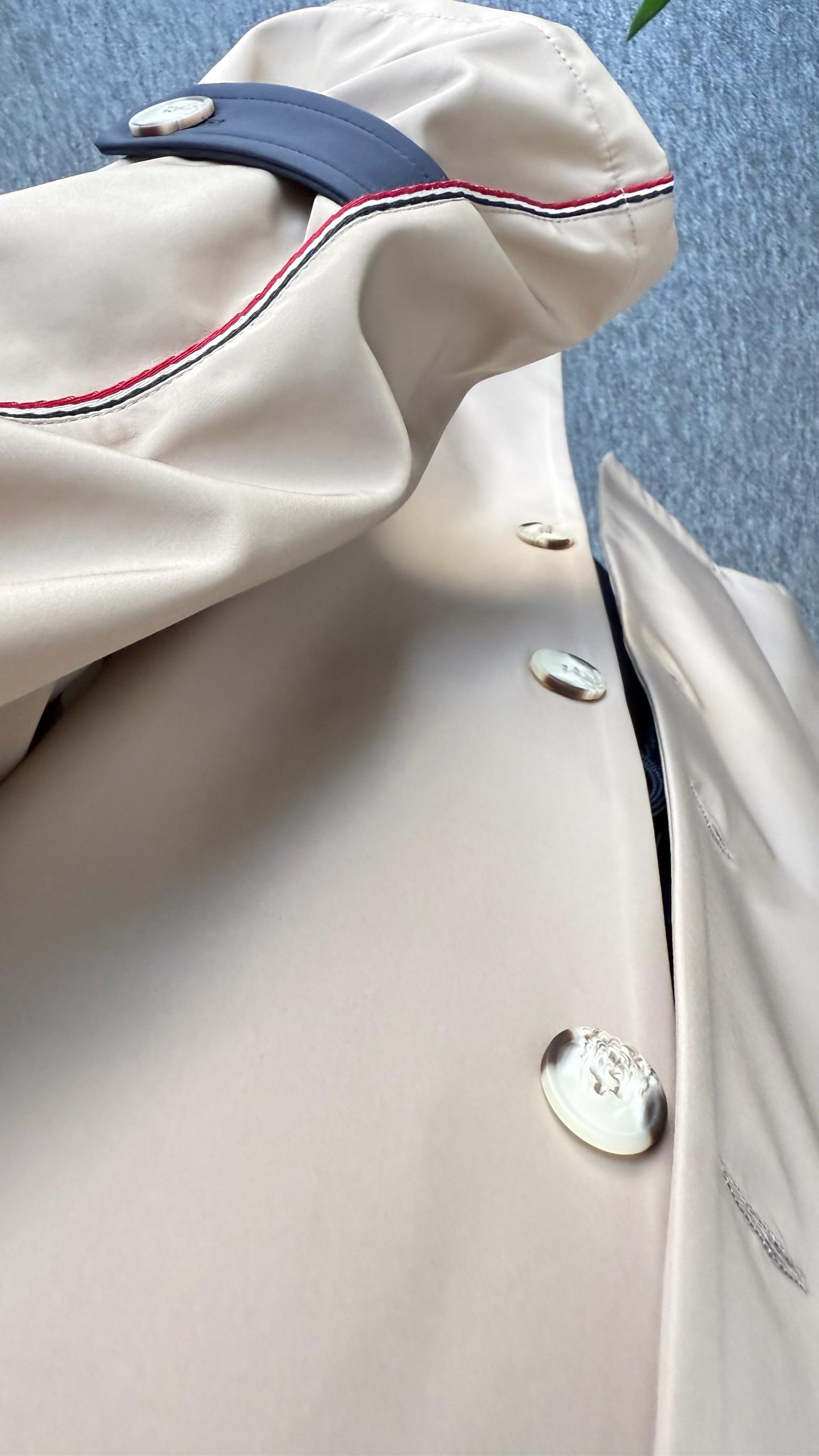 Boje Kapüşonlu Oversize Trençkot