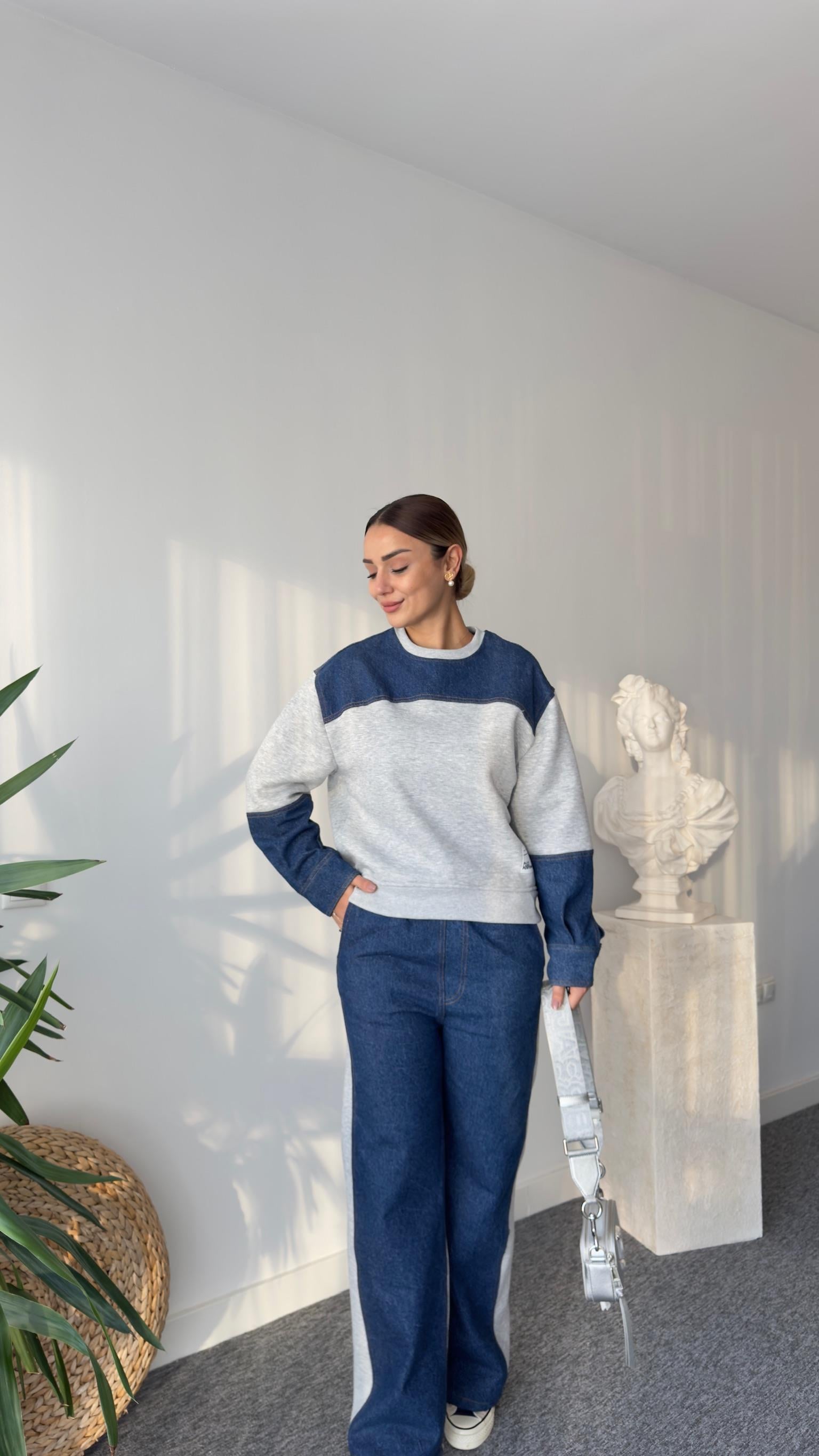 Benora Kot Garnili Sweat Takım