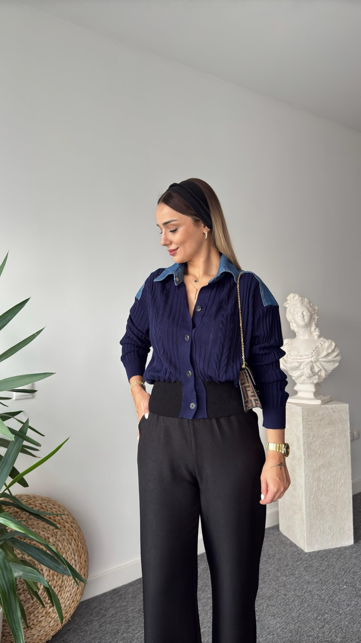 Ramir Marka Model Kot Garnili Laci Hırka