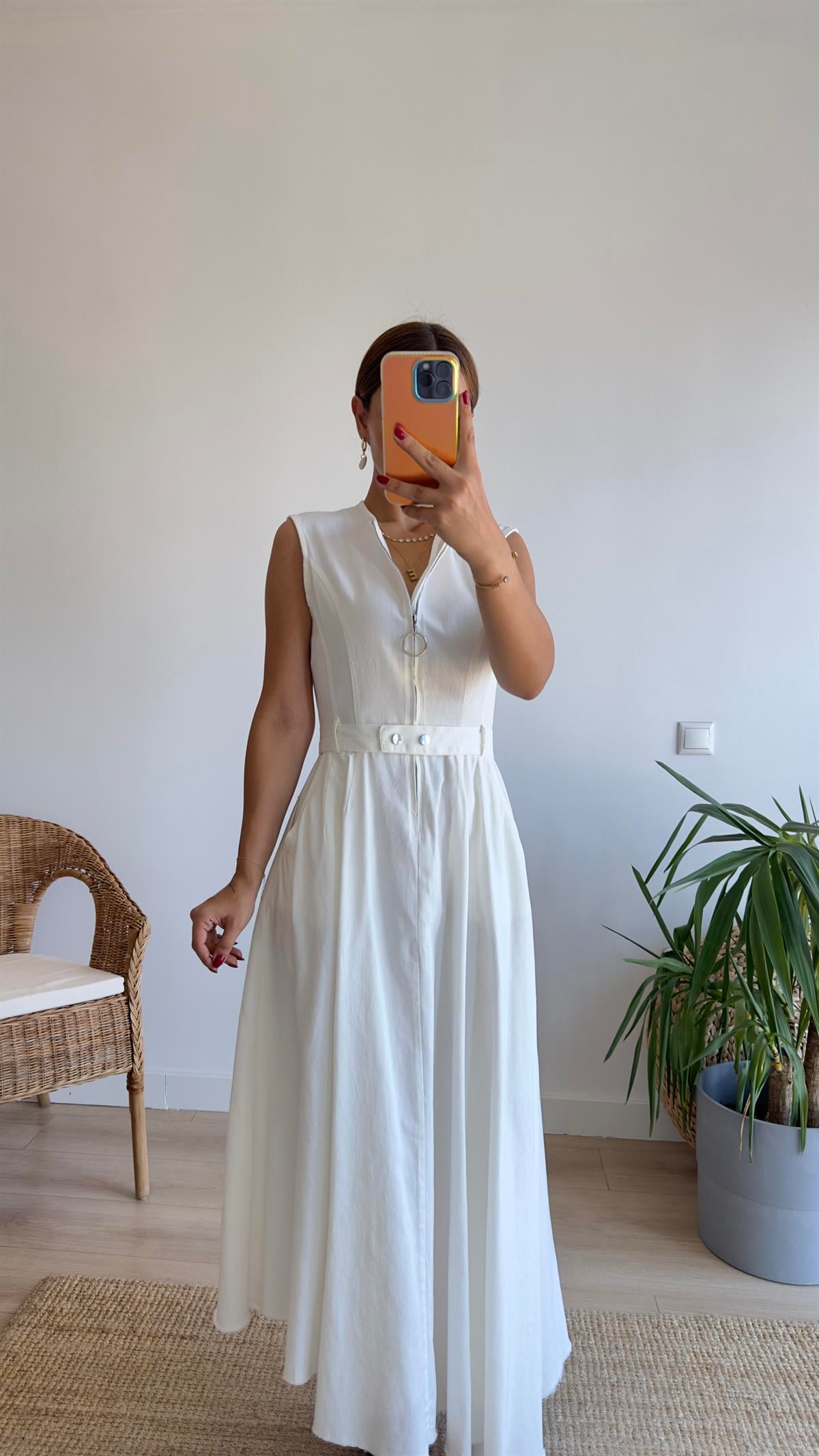 Sem Zra Model Asimetrik Premium Elbise