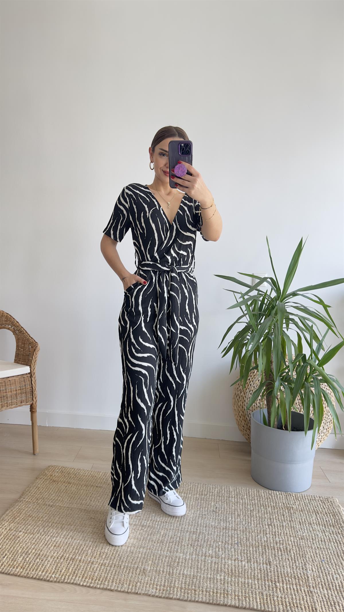 Meus Zebra Desenli Tulum