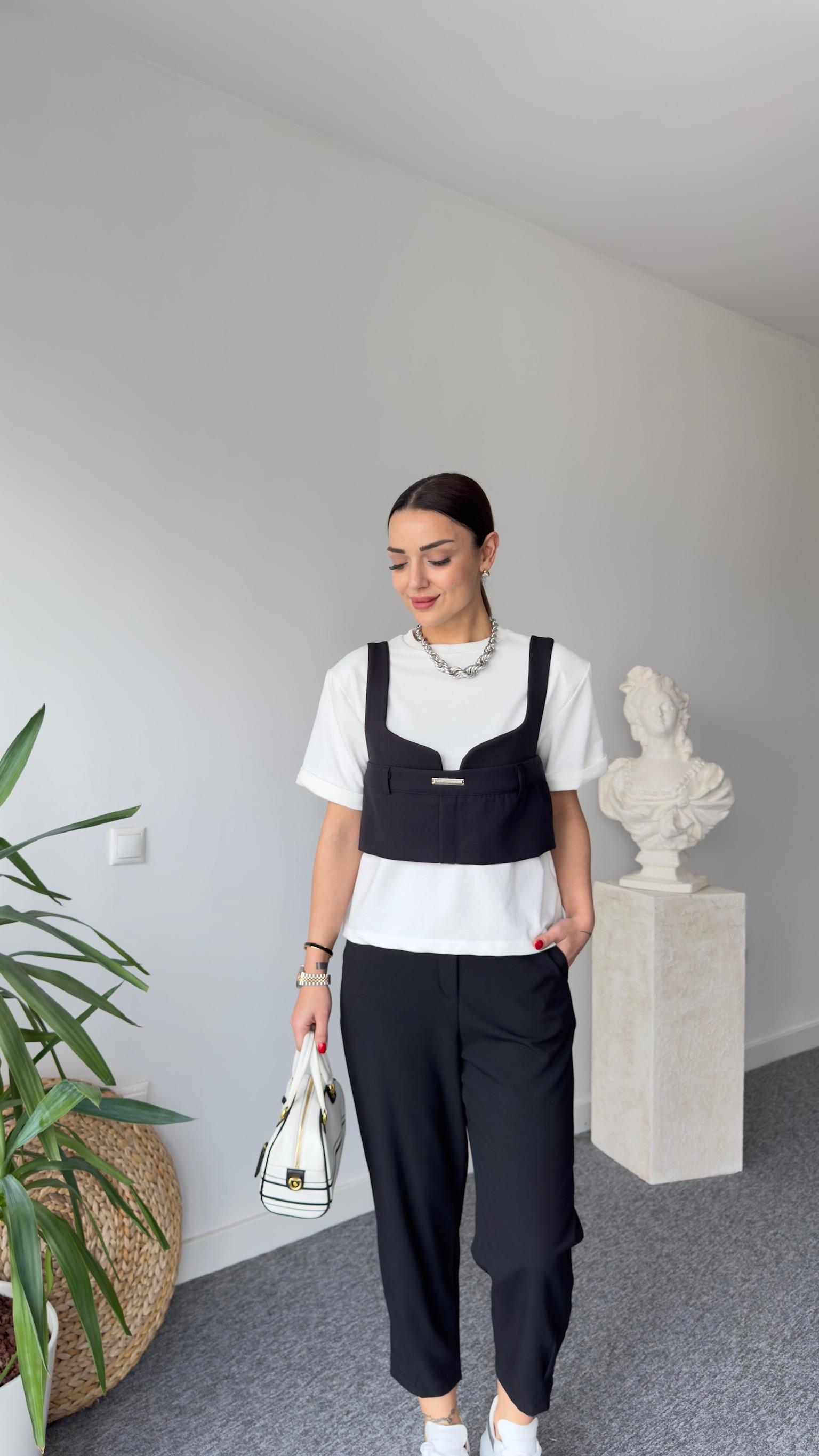 Tws Model İki Parçalı Vatkalı Tshirt