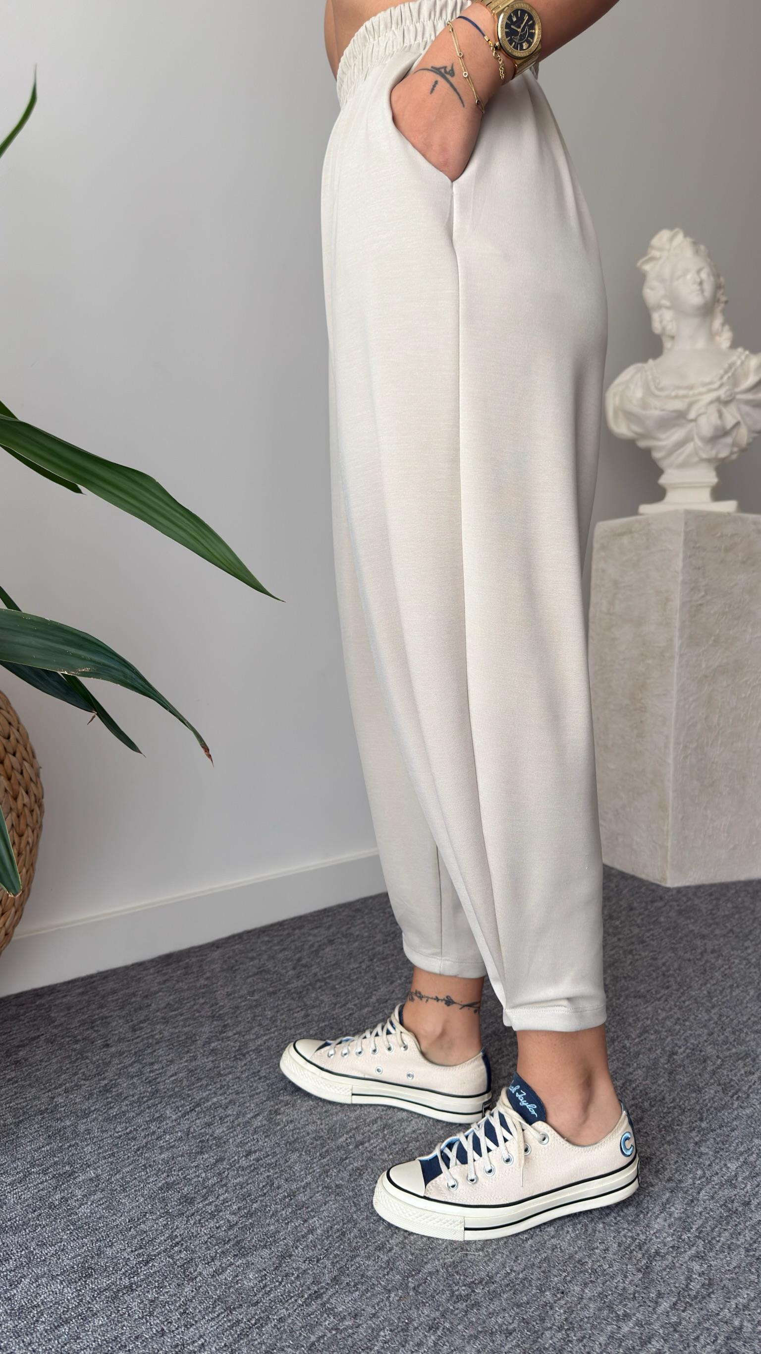 Premium Modal Taş Şalvar Pantolon Takım