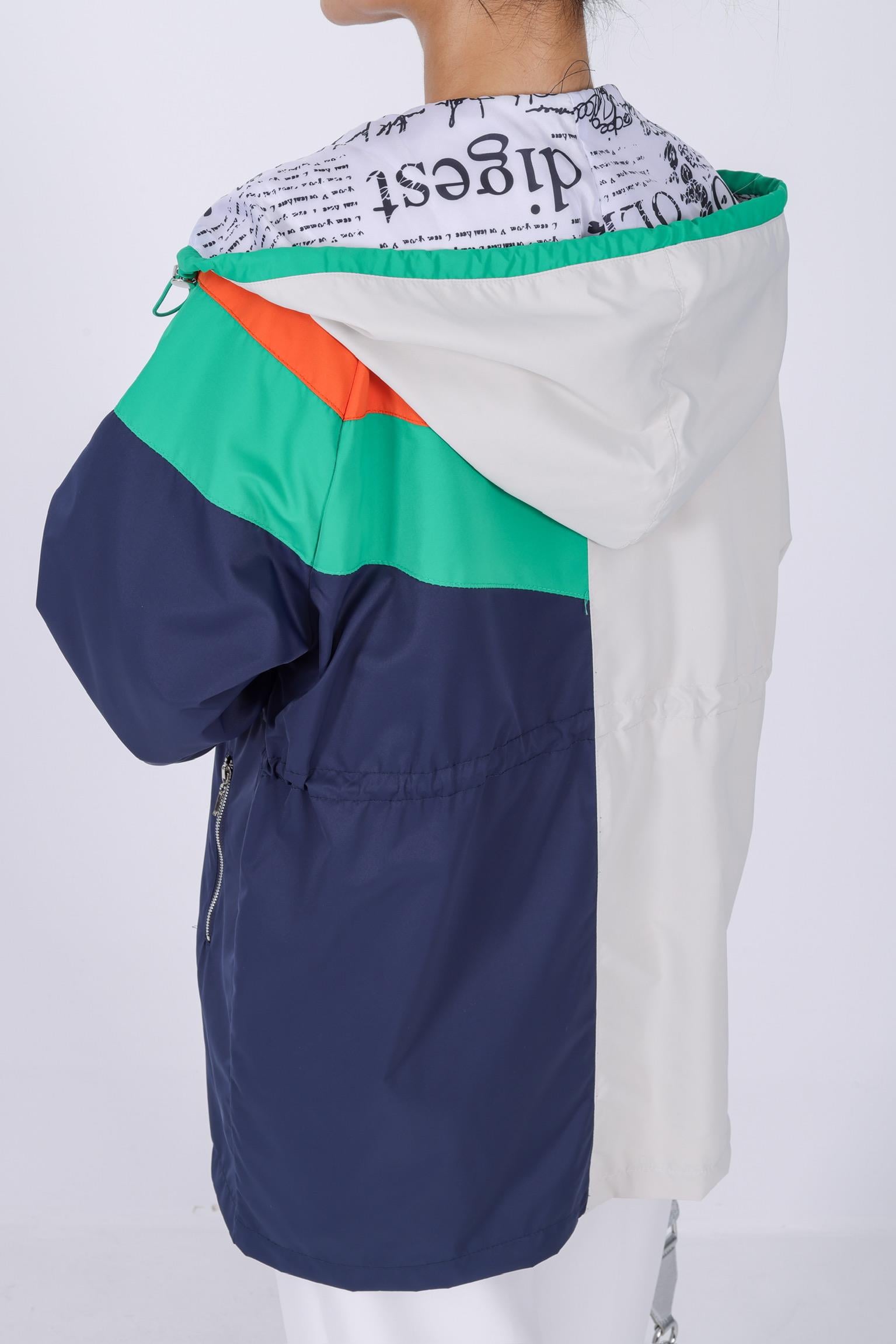 Çok Renkli Tasarım Trençkot