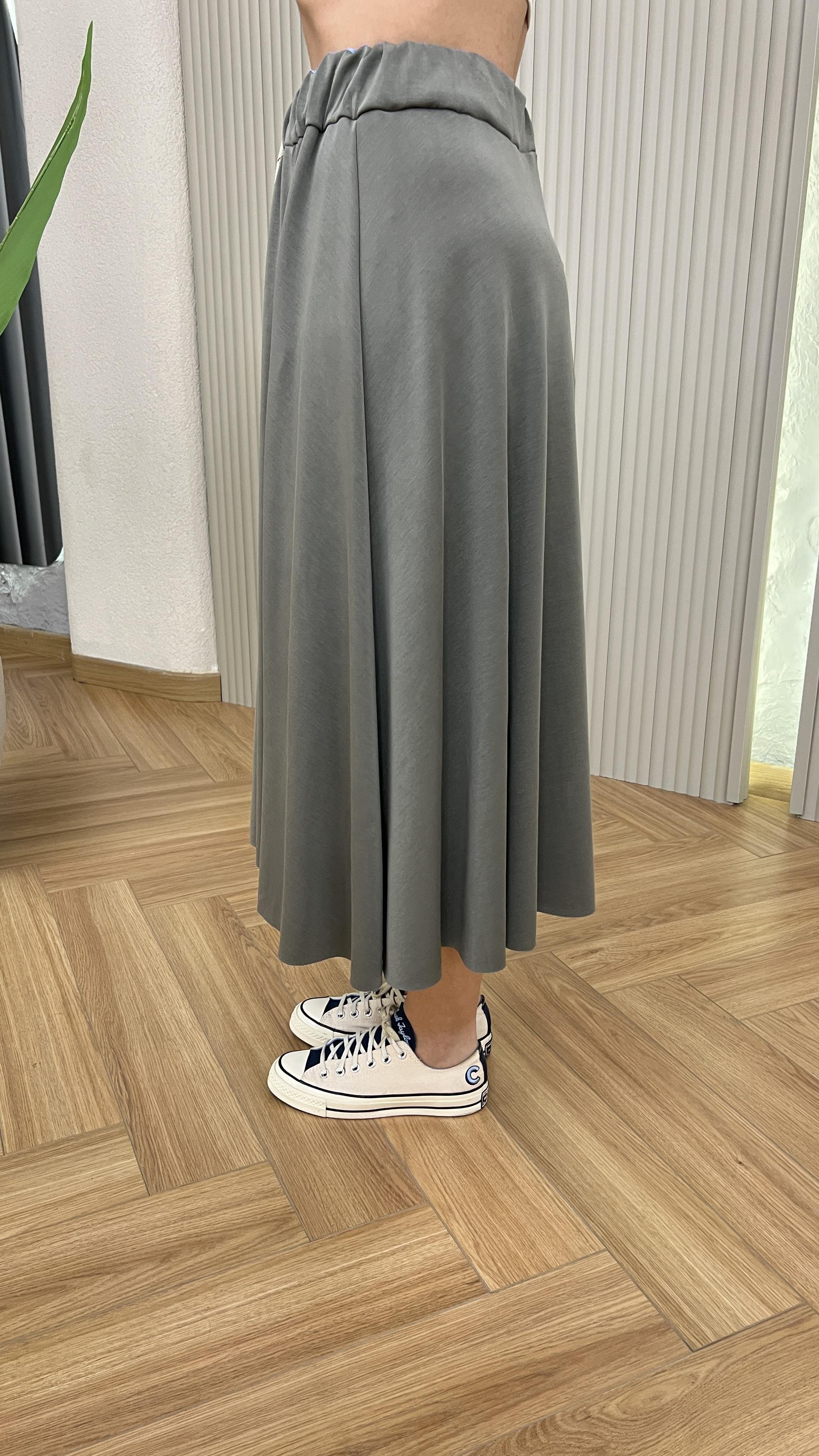 Haki Petter Premium Modal Etek