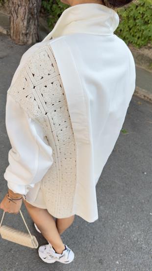 Marka Model Dantelli Gabardin Ceket