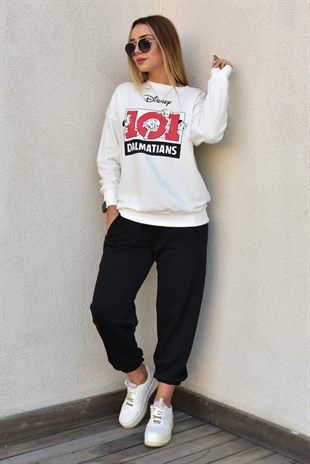 Beyaz Dalmatians Sweatshirt