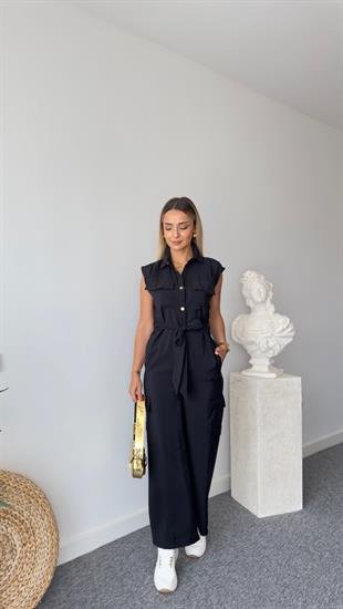 Enor Orj Marka Siyah Tulum 