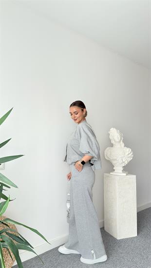 Gri Lamela Tws Model Eşofman Takımı