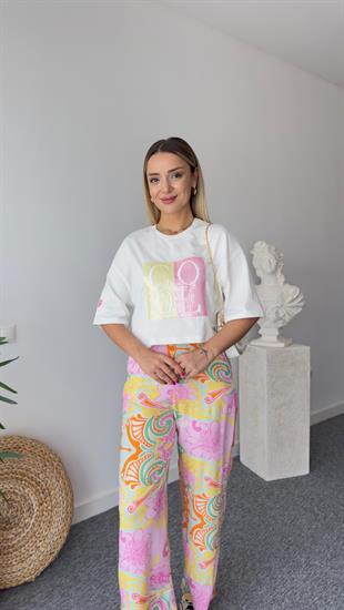 Cool Yazılı Beyaz Tshirt