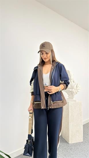 Lacivert Barros Tws Model Tasarım Eşofman Takımı