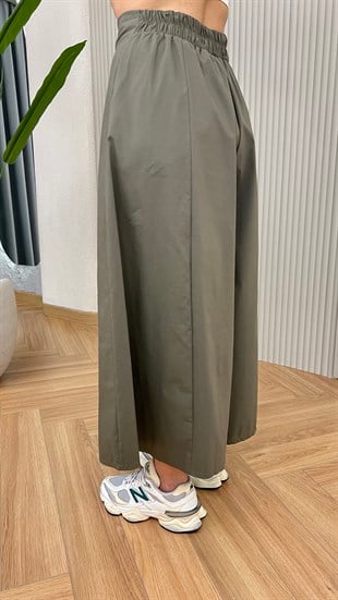 Haki Maika Etek Görünümlü Pantolon