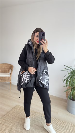 Asimetrik Kesim Tasarım Yelek