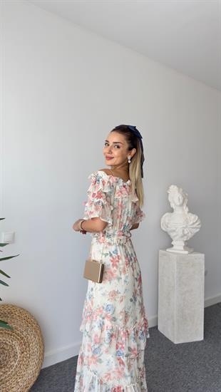 Palmin Fırfırlı Şifon Etekli Takım