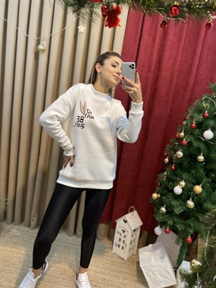 Bugs Bunny Baskılı Sweatshirt