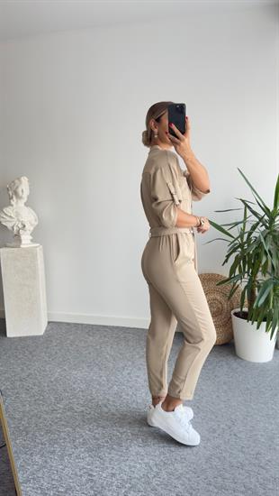 Cumple Kemerli Bej Tulum