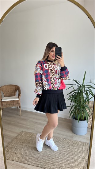 Wild İşleme Detay Tasarım Sweat