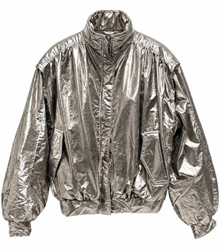 Mensa Zra Model Parlak Bomber Ceket