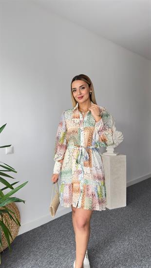 Marka Model Astarlı Renkli Elbise