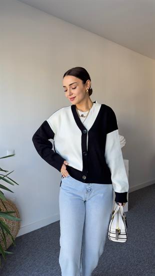 Rina Marka Model Çift Renk Hırka
