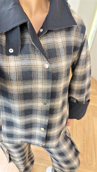 Loreti Ekose Desenli Ceket Pantolon Takım