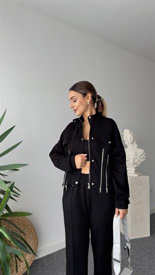 Tws Model Fermuar Detaylı İkili Takım