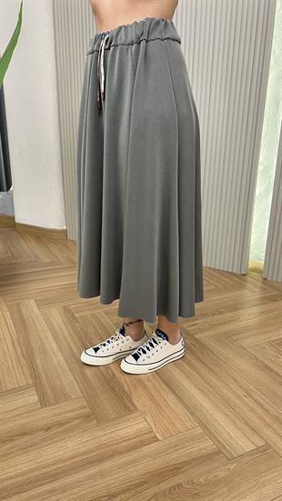 Haki Petter Premium Modal Etek