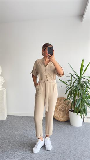 Cumple Kemerli Bej Tulum