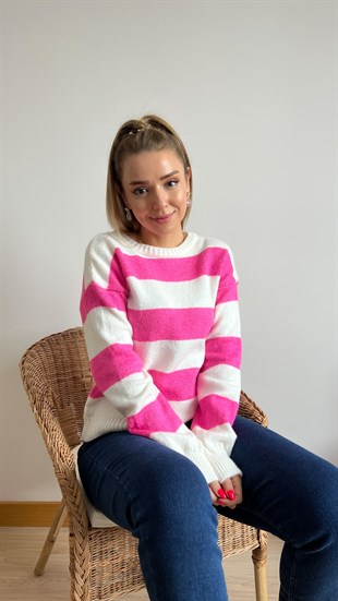 Pembe Şeritli Kazak