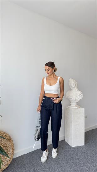 Trula Pileli Lacivert Jean