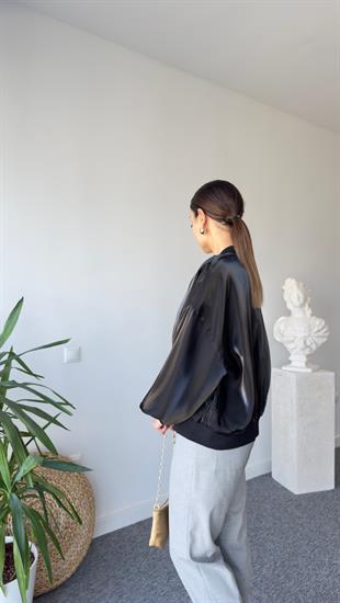 Tws Model Organze Siyah Ceket