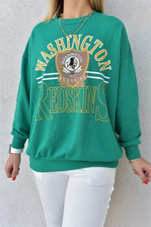 Yeşil Washıngton Sweatshirt
