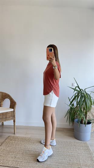 Kiremit Oys Lazer Kesim Tshirt