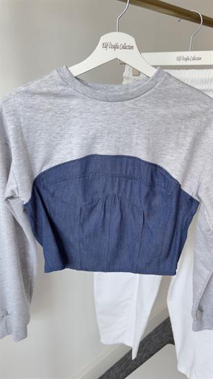 Kot Garnili Gri Sweat