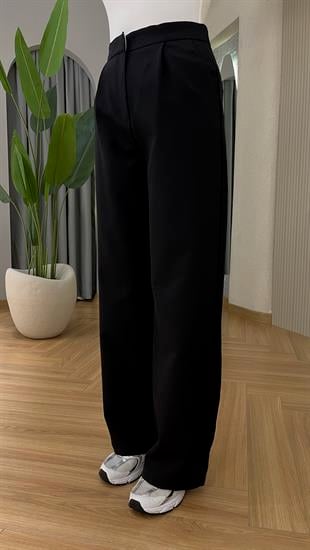 Siyah Romana Palazzo Pantolon