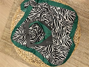 Orjinal Marka Zebra Desenli Fular