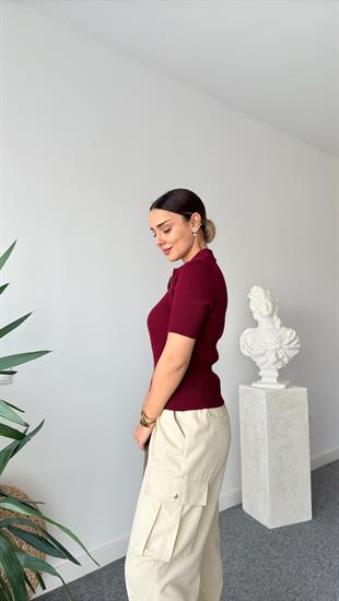 Bordo Sapel Soft Doku Massi Triko