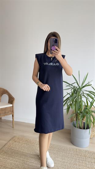 Darlin Vatkalı Basic Elbise 