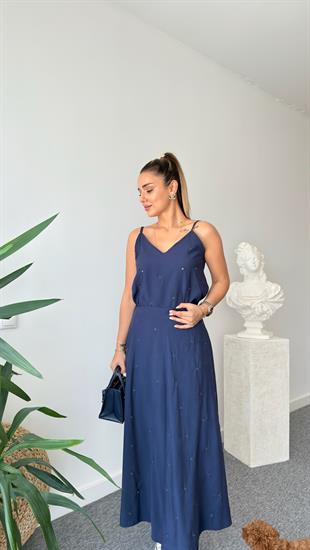 Laci Kuşgözü Detaylı Etekli Bluz Takım